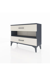 Arges Şifonyer Tek Raflı 2 Çekmeceli 88x30x64 Antrasit-Aytaşı