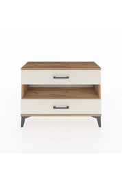 Arges Şifonyer Tek Raflı 2 Çekmeceli 88x30x64 Çam-Aytaşı