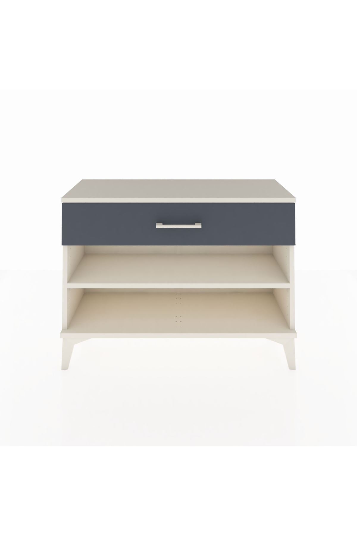 Arges Şifonyer Tek Raflı Tek Çekmeceli 88x30x64 Aytaşı-Antrasit