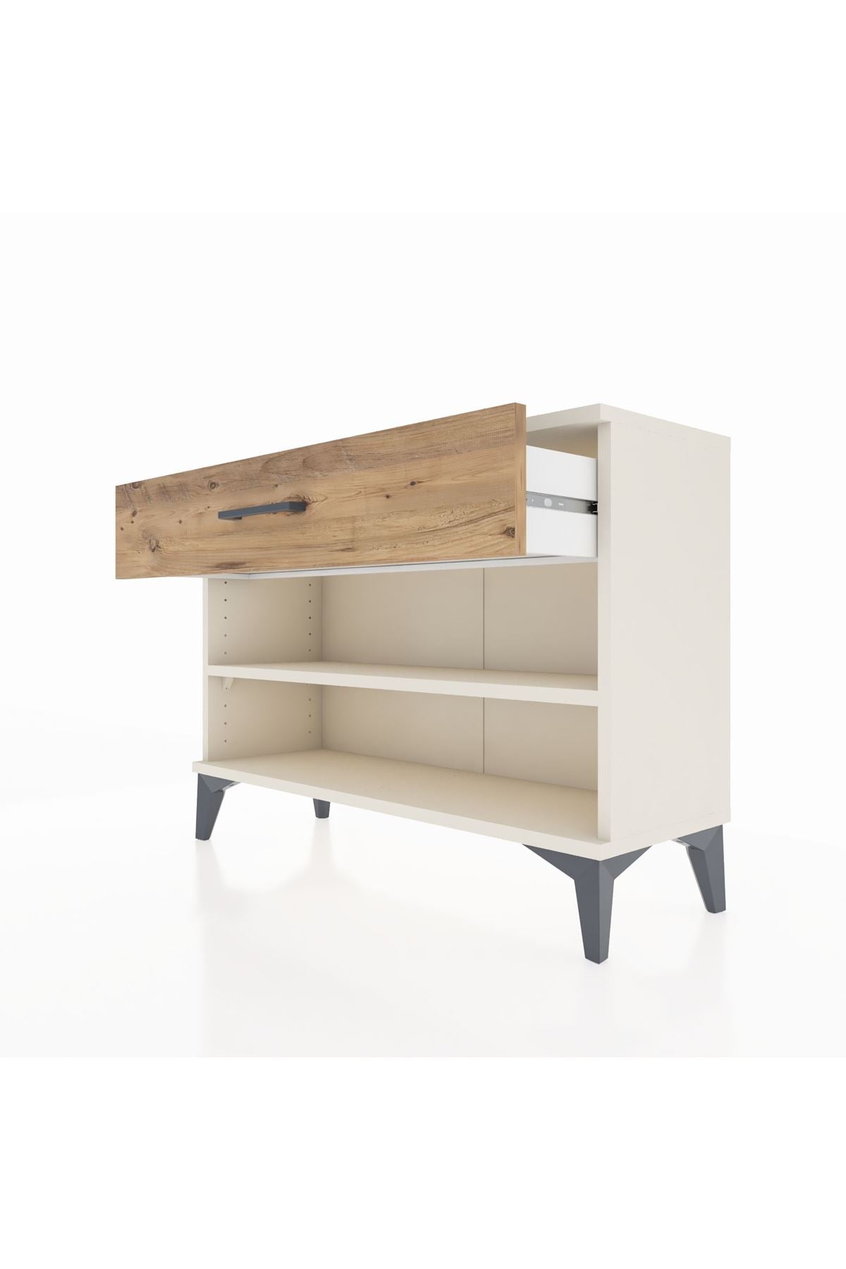 Arges Şifonyer Tek Raflı Tek Çekmeceli 88x30x64 Aytaşı-Çam