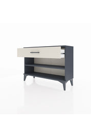 Arges Şifonyer Tek Raflı Tek Çekmeceli 88x30x64 Antrasit-Aytaşı