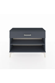 Arges Şifonyer Tek Raflı Tek Çekmeceli 88x30x64 Antrasit-Antrasit