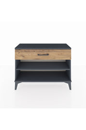 Arges Şifonyer Tek Raflı Tek Çekmeceli 88x30x64 Antrasit-Çam