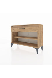 Arges Şifonyer Tek Raflı Tek Çekmeceli 88x30x64 Çam-Çam