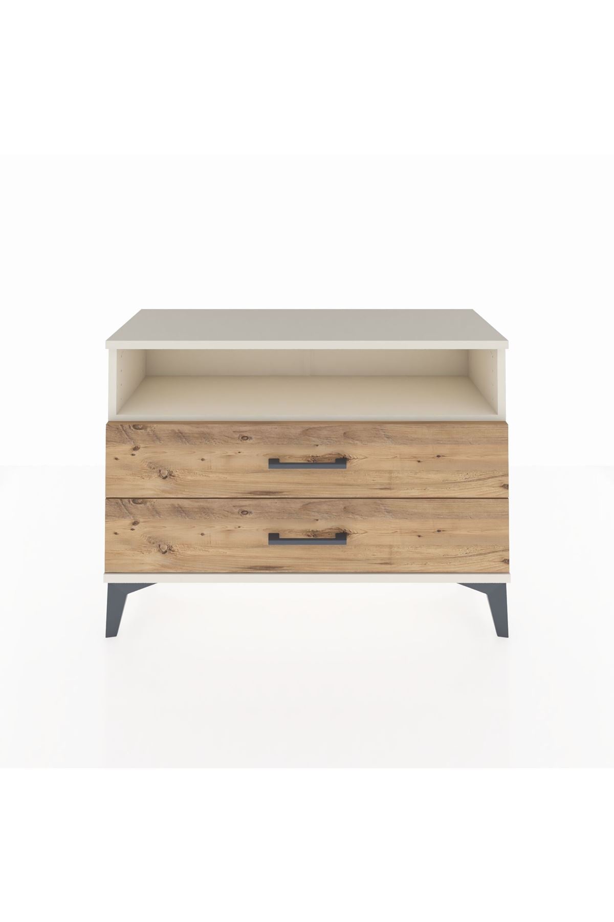 Arges Şifonyer Tek Raflı 2 Çekmeceli 88x30x64 Aytaşı-Çam