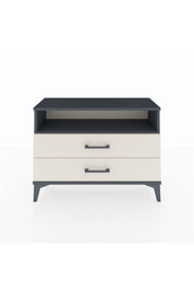 Arges Şifonyer Tek Raflı 2 Çekmeceli 88x30x64 Antrasit-Aytaşı