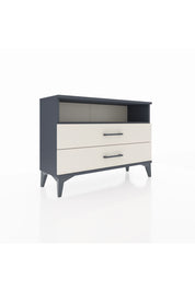 Arges Şifonyer Tek Raflı 2 Çekmeceli 88x30x64 Antrasit-Aytaşı