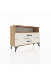 Arges Şifonyer Tek Raflı 2 Çekmeceli 88x30x64 Çam-Aytaşı