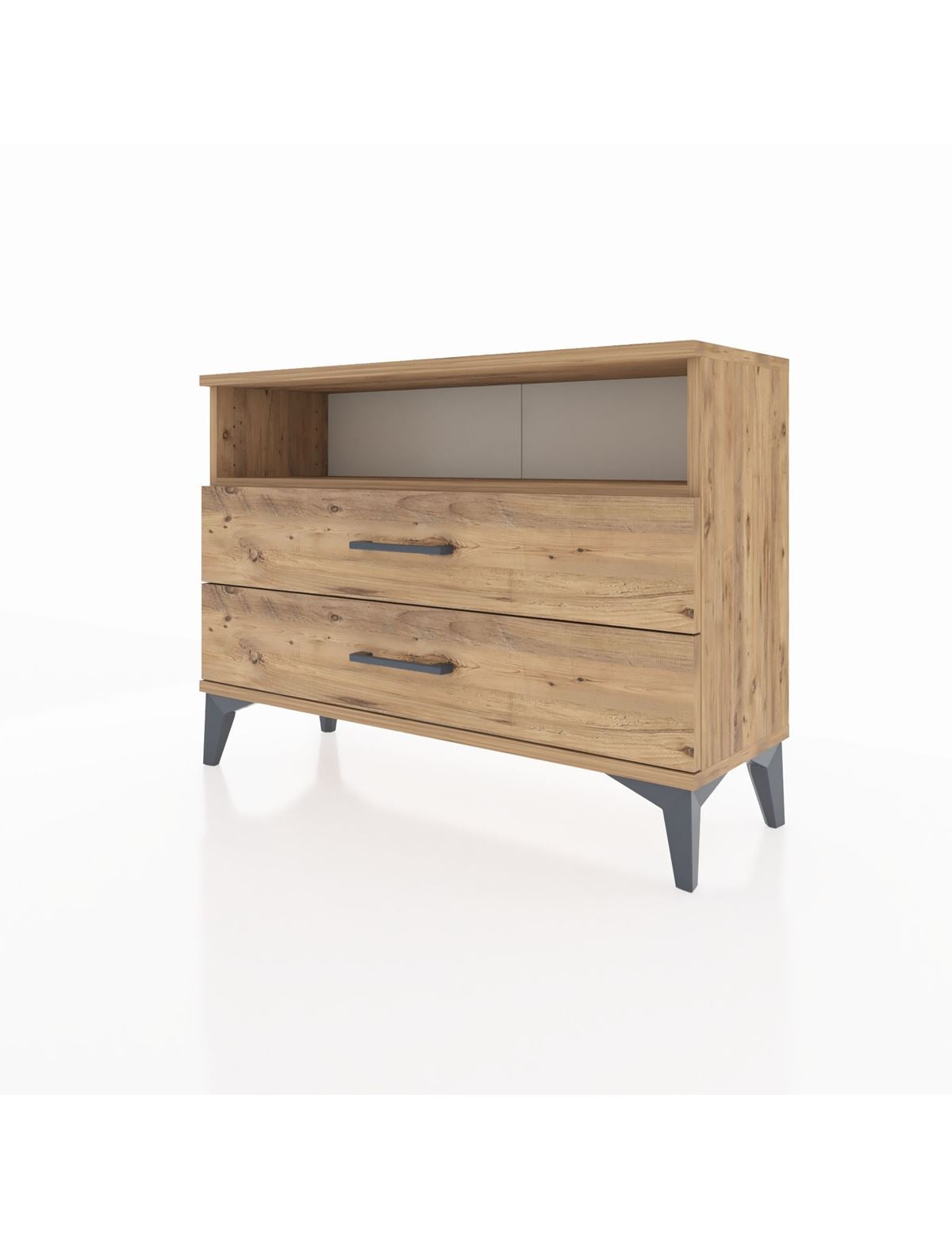 Arges Şifonyer Tek Raflı 2 Çekmeceli 88x30x64 - S02M005V9A