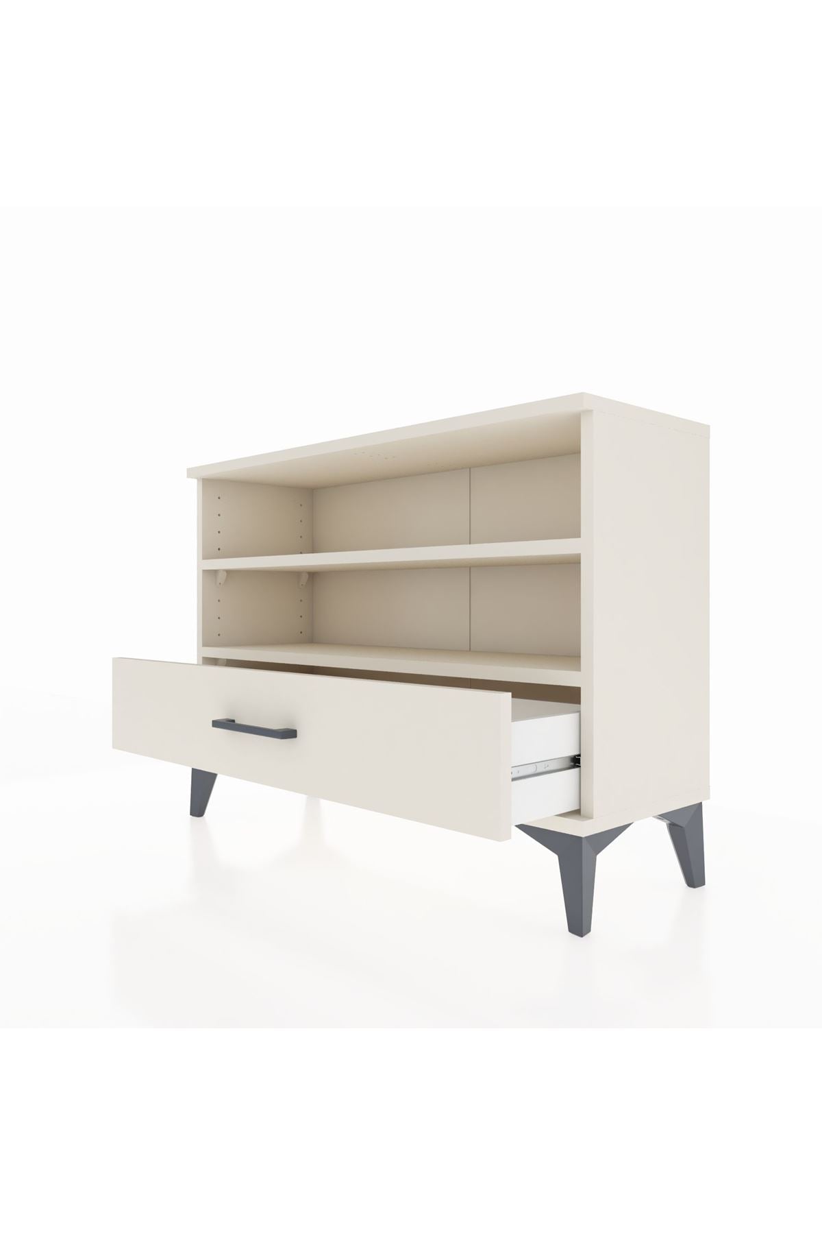 Arges Şifonyer 2 Raflı Tek Çekmeceli 88x30x64 Aytaşı-Aytaşı