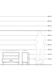 Arges Şifonyer 2 Raflı Tek Çekmeceli 88x30x64 Aytaşı-Antrasit