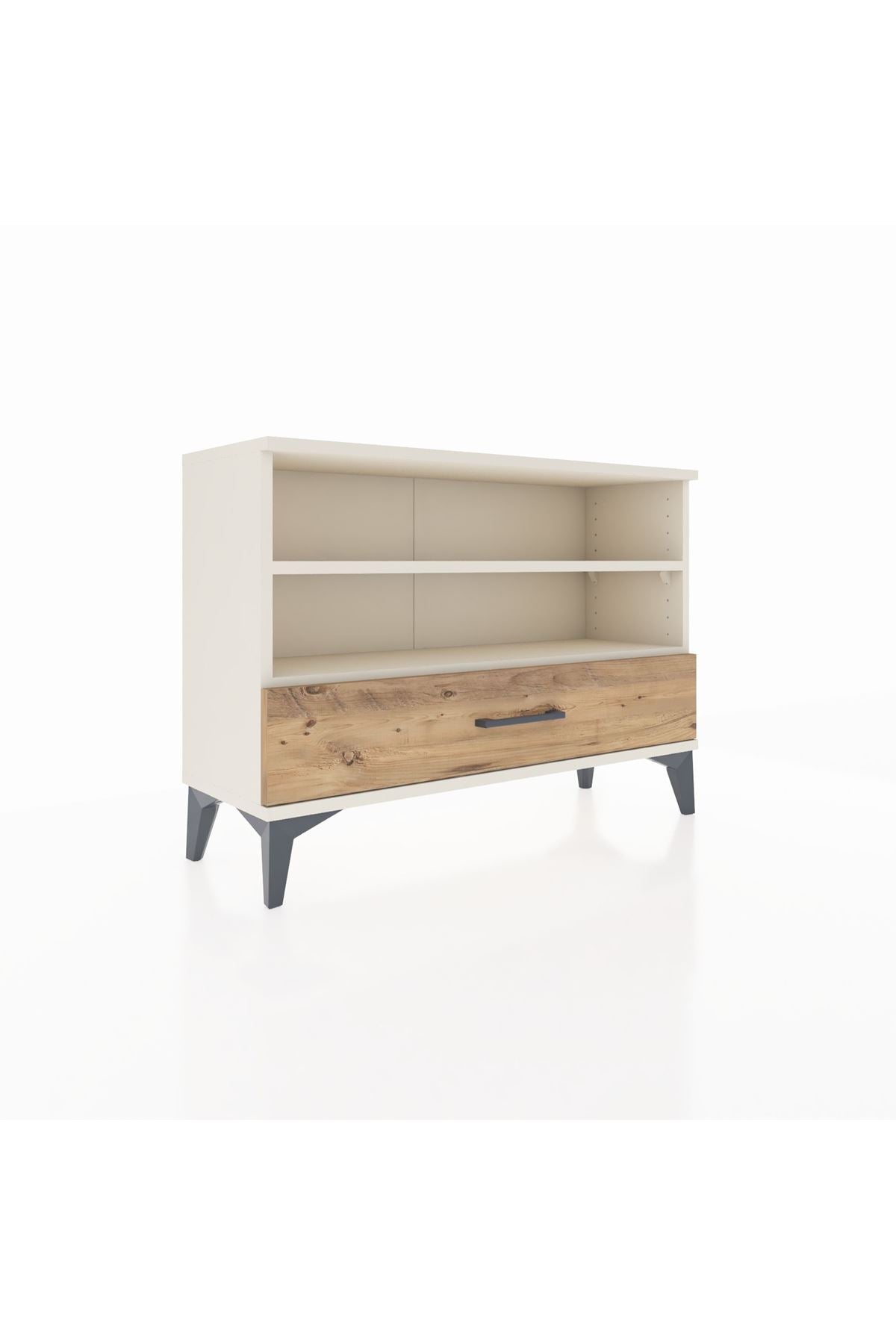 Arges Şifonyer 2 Raflı Tek Çekmeceli 88x30x64 Aytaşı-Çam