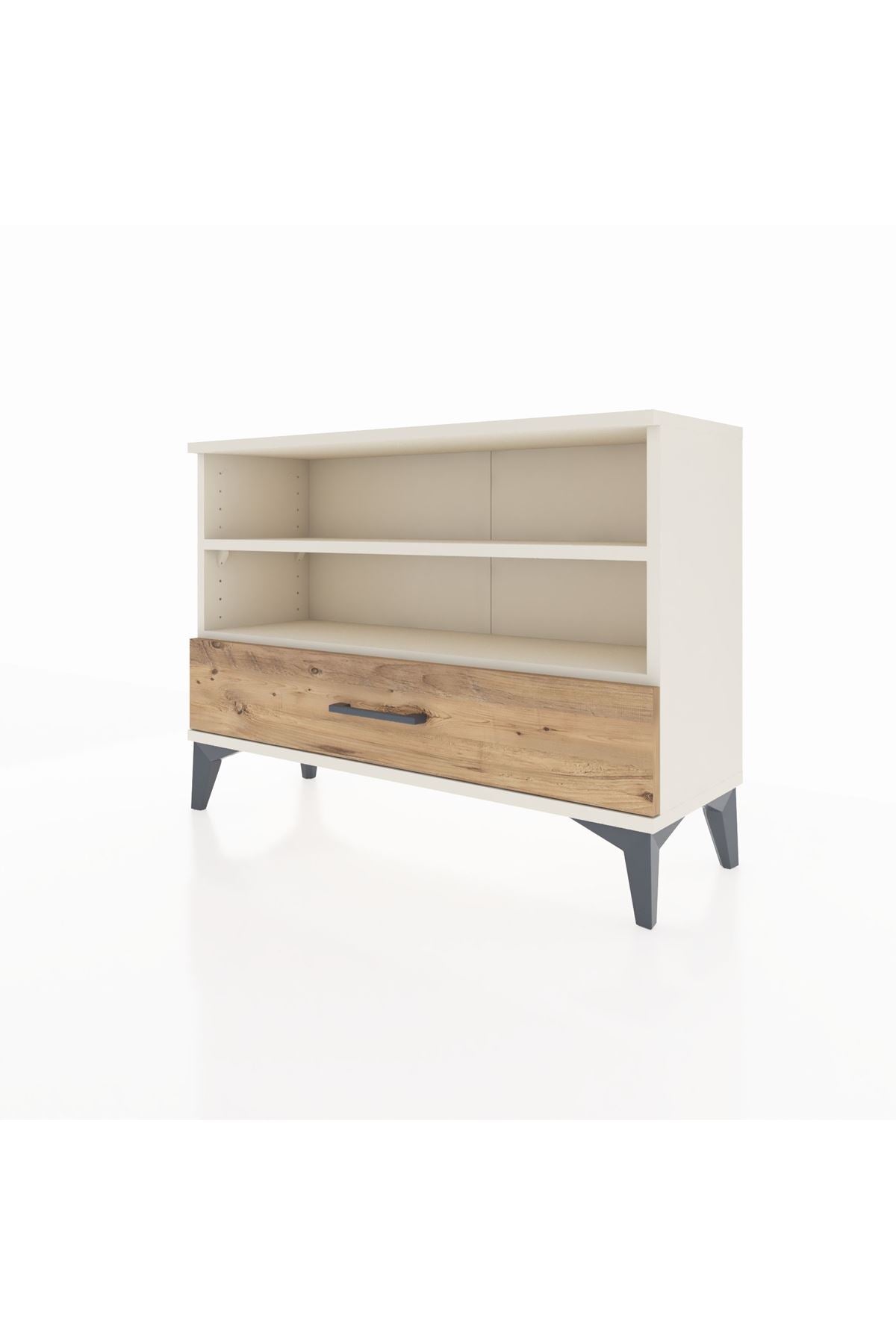 Arges Şifonyer 2 Raflı Tek Çekmeceli 88x30x64 Aytaşı-Çam