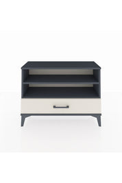 Arges Şifonyer 2 Raflı Tek Çekmeceli 88x30x64 Antrasit-Aytaşı