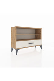 Arges Şifonyer 2 Raflı Tek Çekmeceli 88x30x64 Çam-Aytaşı