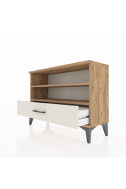 Arges Şifonyer 2 Raflı Tek Çekmeceli 88x30x64 Çam-Aytaşı