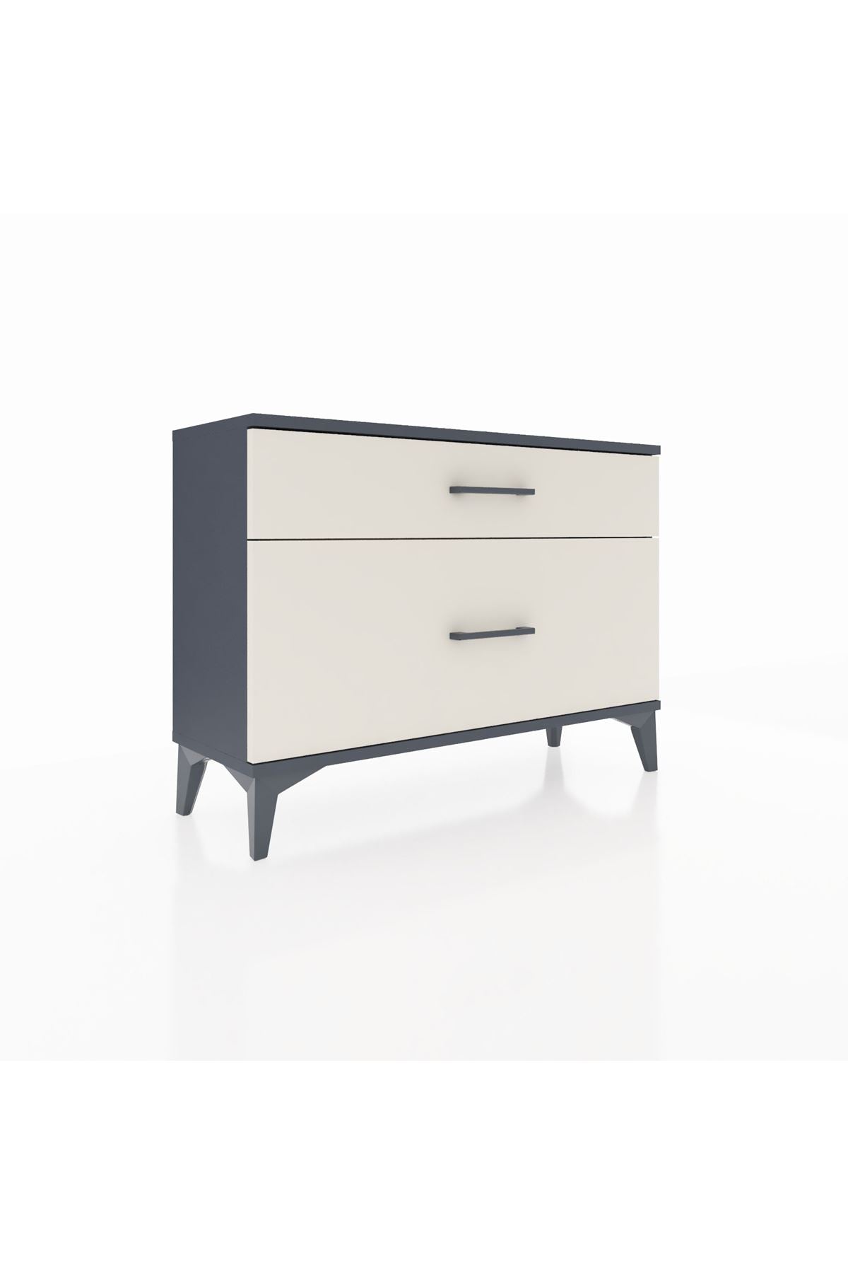 Arges Şifonyer 2 Çekmeceli 88x30x64 Antrasit-Aytaşı