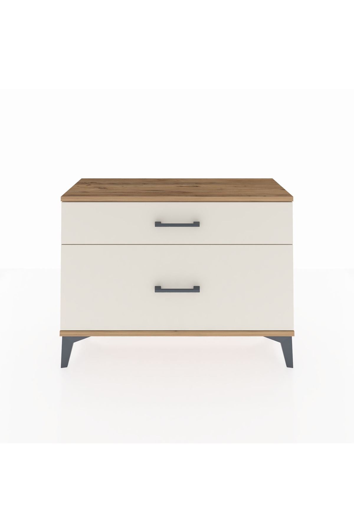 Arges Şifonyer 2 Çekmeceli 88x30x64 Çam-Aytaşı