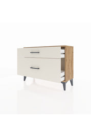 Arges Şifonyer 2 Çekmeceli 88x30x64 Çam-Aytaşı