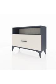 Arges Şifonyer Tek Raflı Tek Çekmeceli 88x30x64 Antrasit-Aytaşı