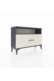 Arges Şifonyer Tek Raflı Tek Çekmeceli 88x30x64 Antrasit-Aytaşı