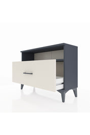 Arges Şifonyer Tek Raflı Tek Çekmeceli 88x30x64 Antrasit-Aytaşı