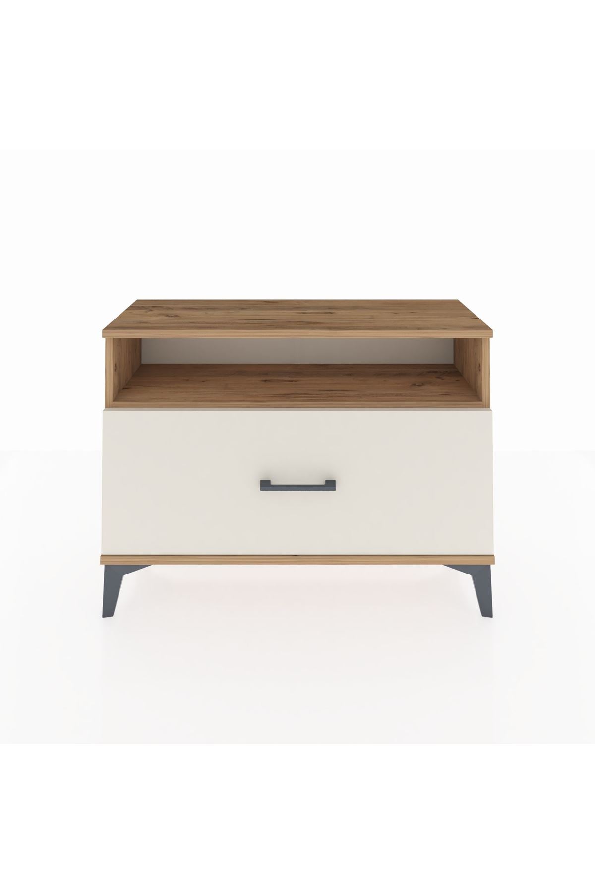 Arges Şifonyer Tek Raflı Tek Çekmeceli 88x30x64 Çam-Aytaşı