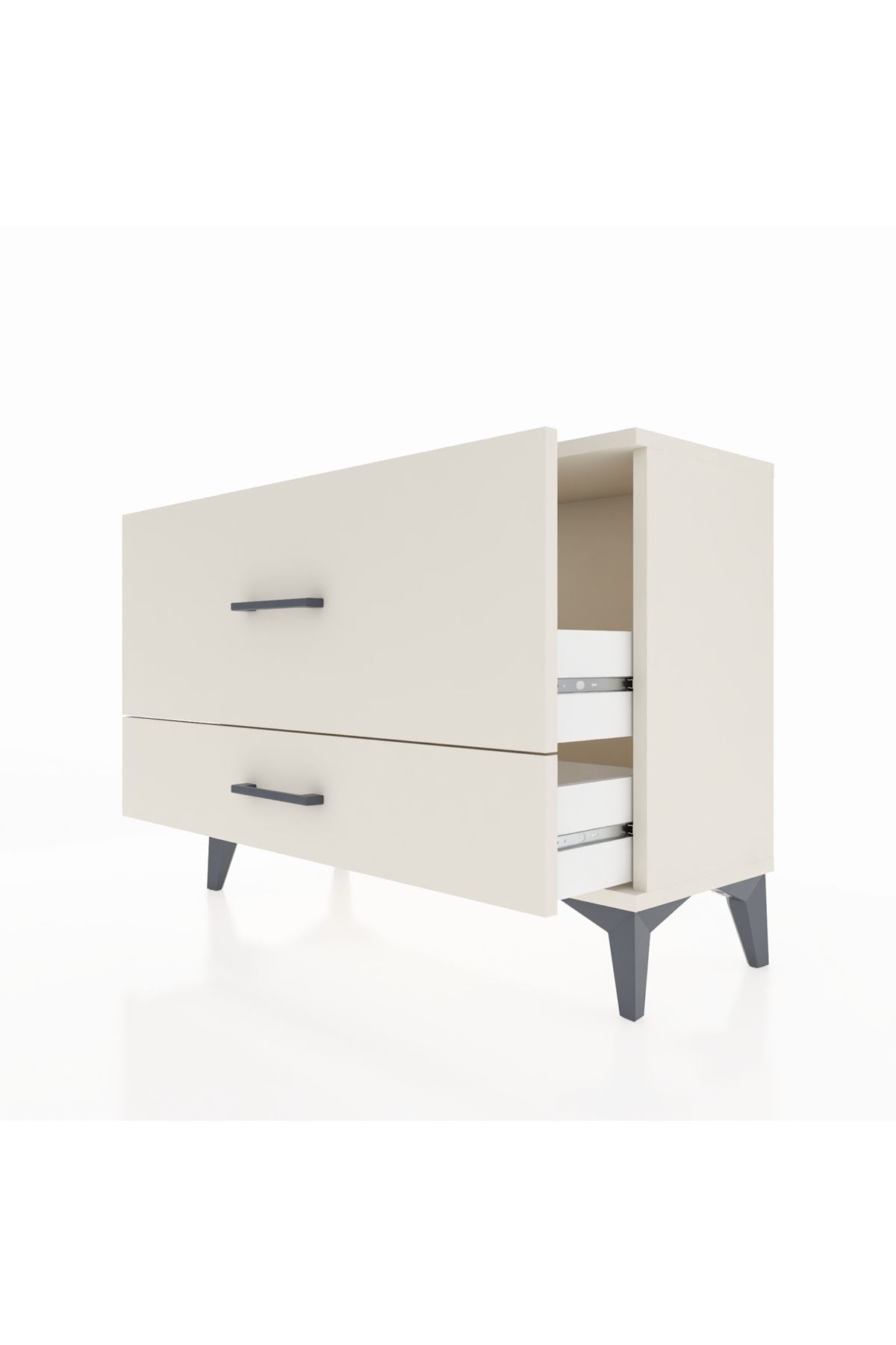 Arges Şifonyer 2 Çekmeceli 88x30x64 Aytaşı-Aytaşı