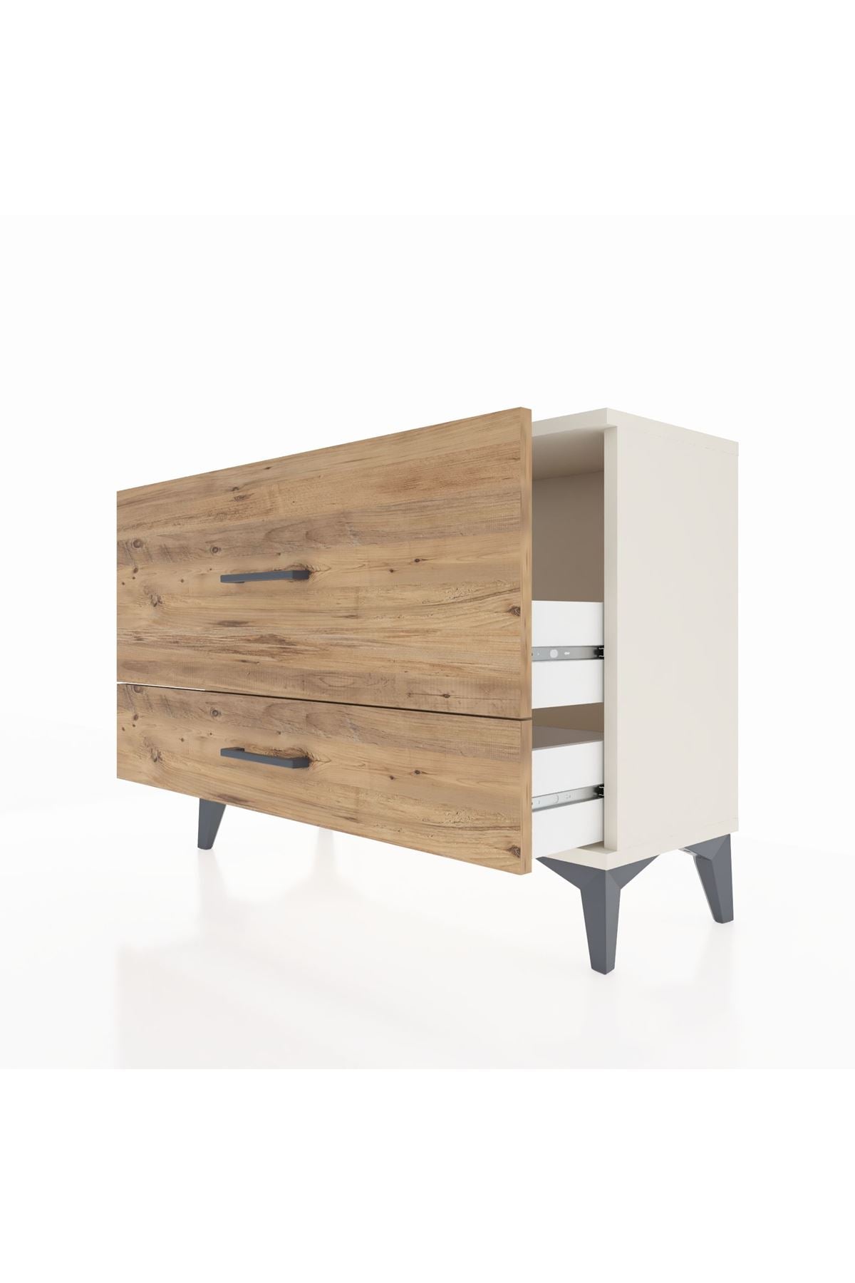 Arges Şifonyer 2 Çekmeceli 88x30x64 Aytaşı-Çam