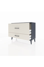 Arges Şifonyer 2 Çekmeceli 88x30x64 Antrasit-Aytaşı
