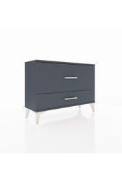 Arges Şifonyer 2 Çekmeceli 88x30x64 Antrasit-Antrasit