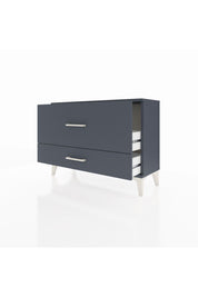 Arges Şifonyer 2 Çekmeceli 88x30x64 Antrasit-Antrasit