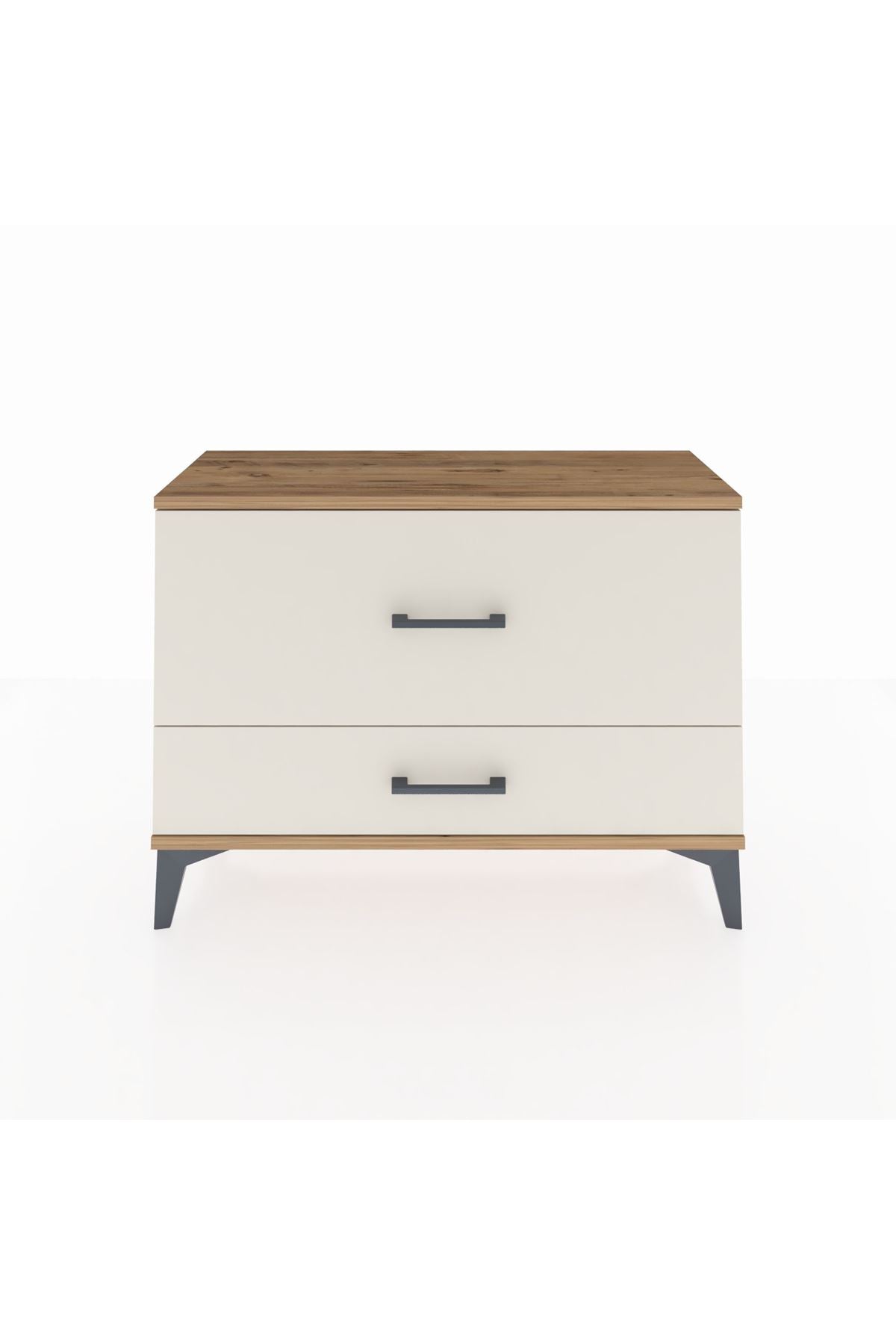 Arges Şifonyer 2 Çekmeceli 88x30x64 Çam-Aytaşı