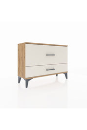 Arges Şifonyer 2 Çekmeceli 88x30x64 Çam-Aytaşı