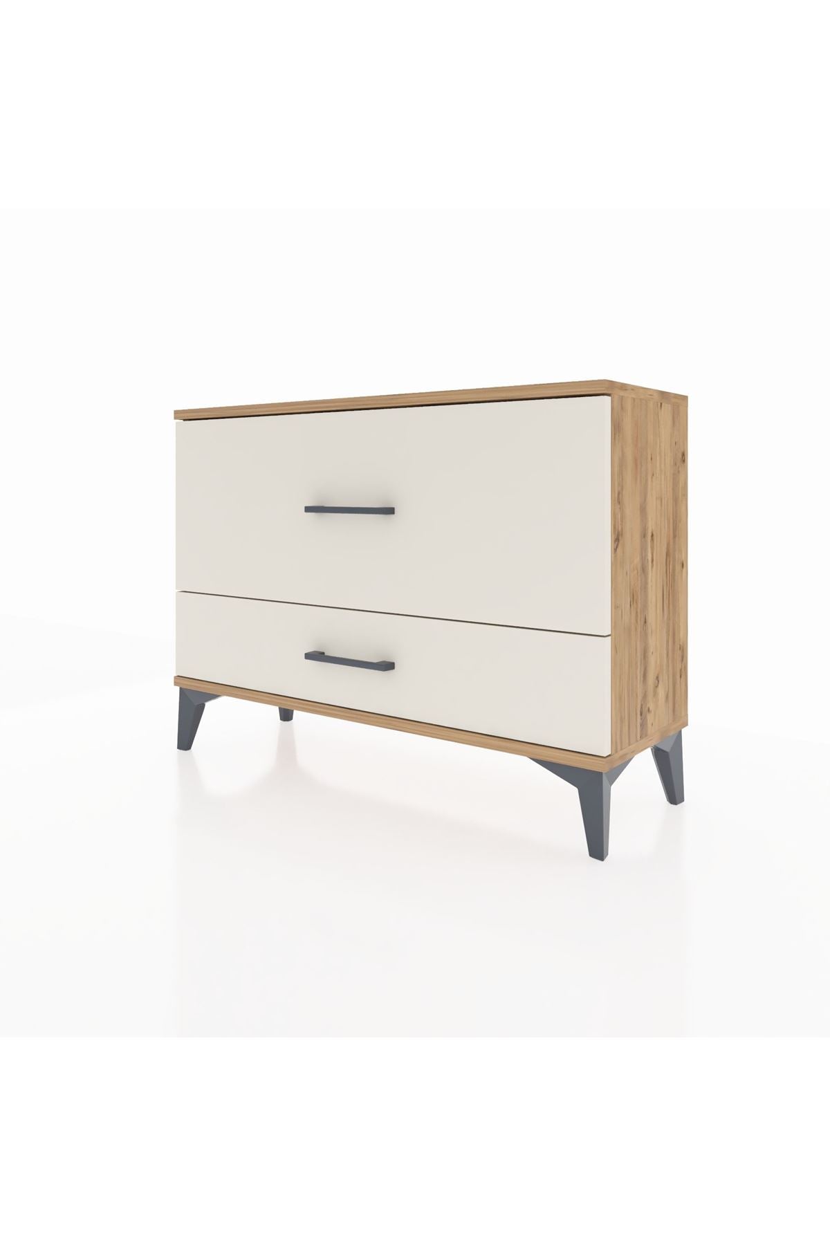 Arges Şifonyer 2 Çekmeceli 88x30x64 Çam-Aytaşı