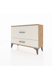 Arges Şifonyer 2 Çekmeceli 88x30x64 Çam-Aytaşı
