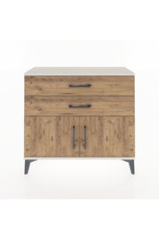 Arges Şifonyer Tek Raflı 2 Çekmeceli 2 Kapaklı 88x30x80 Aytaşı-Çam