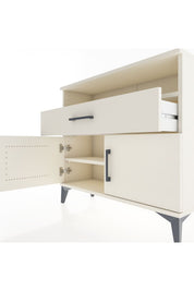 Arges Şifonyer 2 Raflı Tek Çekmeceli 2 Kapaklı 88x30x80 Aytaşı-Aytaşı