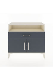 Arges Şifonyer 2 Raflı Tek Çekmeceli 2 Kapaklı 88x30x80 Aytaşı-Antrasit