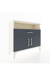 Arges Şifonyer 2 Raflı Tek Çekmeceli 2 Kapaklı 88x30x80 Aytaşı-Antrasit