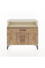 Arges Şifonyer 2 Raflı Tek Çekmeceli 2 Kapaklı 88x30x80 Aytaşı-Çam