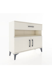Arges Şifonyer 2 Raflı Tek Çekmeceli 2 Kapaklı 88x30x80 Aytaşı-Aytaşı