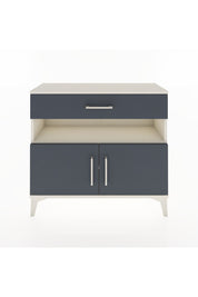 Arges Şifonyer 2 Raflı Tek Çekmeceli 2 Kapaklı 88x30x80 Aytaşı-Antrasit