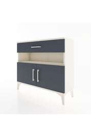 Arges Şifonyer 2 Raflı Tek Çekmeceli 2 Kapaklı 88x30x80 Aytaşı-Antrasit