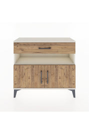 Arges Şifonyer 2 Raflı Tek Çekmeceli 2 Kapaklı 88x30x80 Aytaşı-Çam