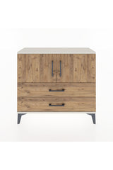 Arges Şifonyer 2 Raflı 2 Çekmeceli 2 Kapaklı 88x30x80