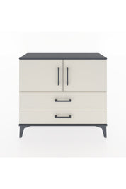 Arges Şifonyer 2 Raflı 2 Çekmeceli 2 Kapaklı 88x30x80 Antrasit-Aytaşı