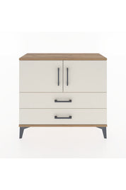 Arges Şifonyer 2 Raflı 2 Çekmeceli 2 Kapaklı 88x30x80 Çam-Aytaşı