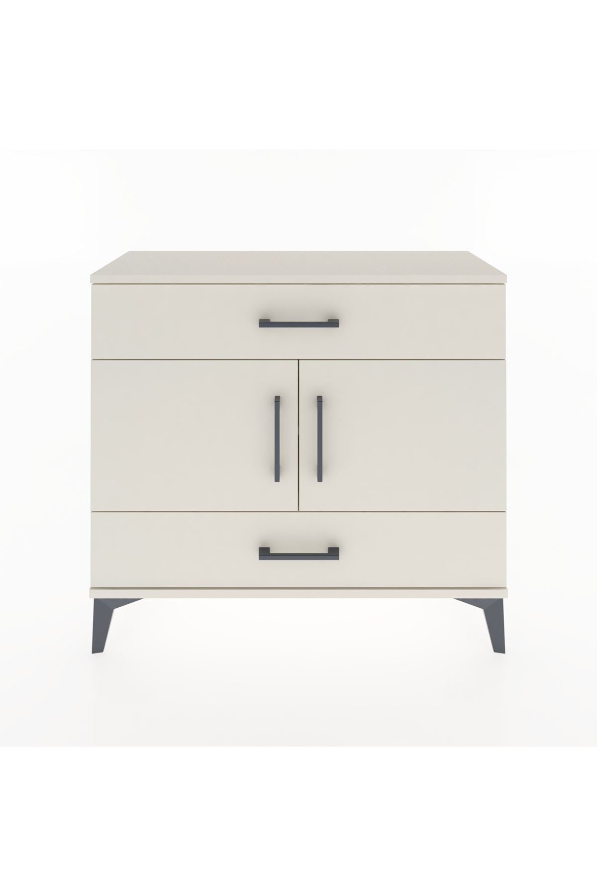 Arges Şifonyer 2 Raflı 2 Çekmeceli 2 Kapaklı 88x30x80 Aytaşı-Aytaşı
