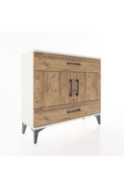 Arges Şifonyer 2 Raflı 2 Çekmeceli 2 Kapaklı 88x30x80 - S03M036V3A